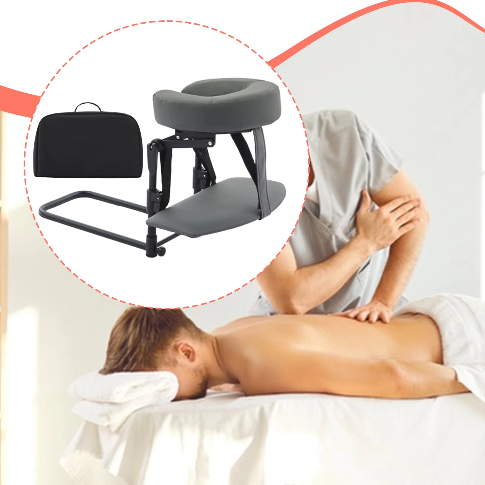 Adjustable Head Rest Neck Massager