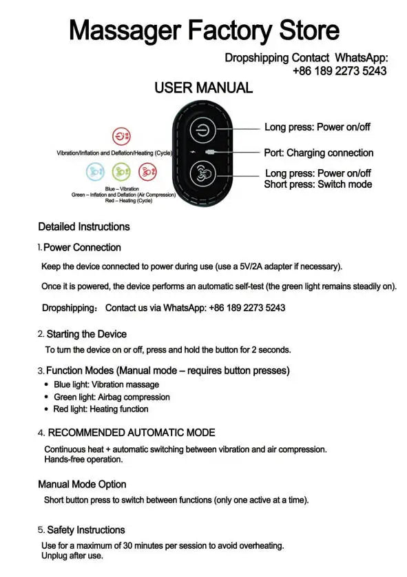 3-in-1 Back Massager