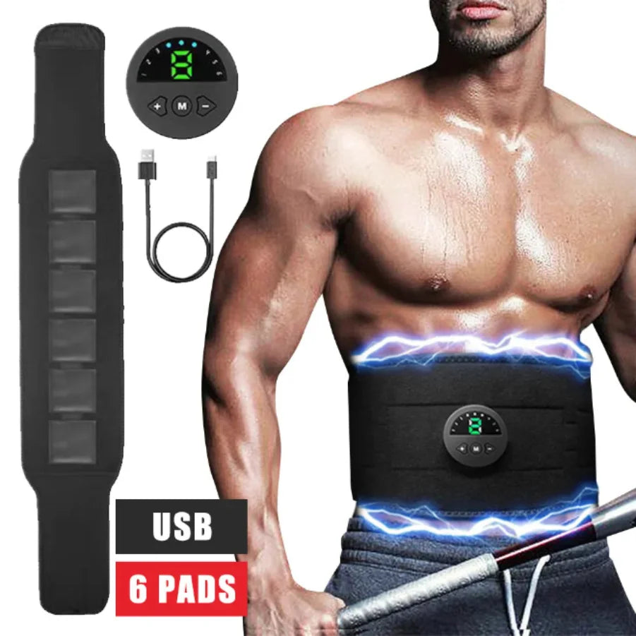 EMS Abdominal Muscle Massager Belt