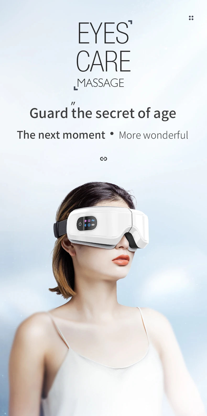 Low-Frequency Heated Eye Massager