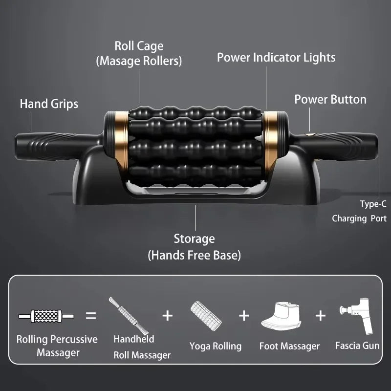Electric Rolling Percussive Massager