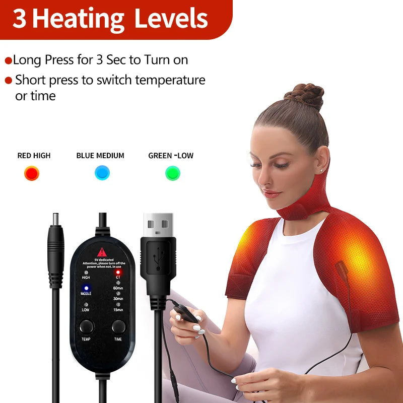 Heated Shoulder Back Massager
