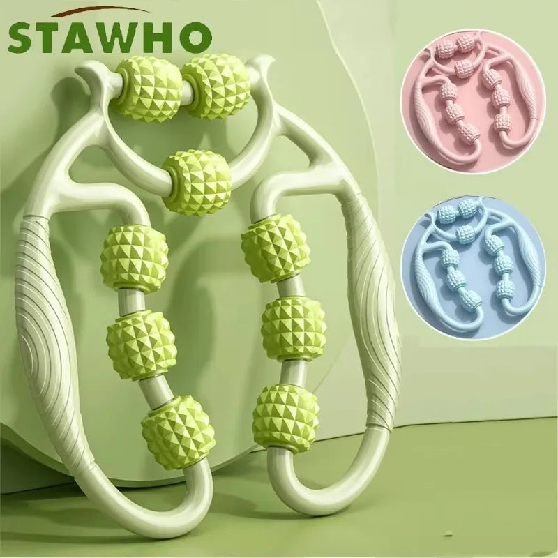 9-Roller Muscle Massage Stick