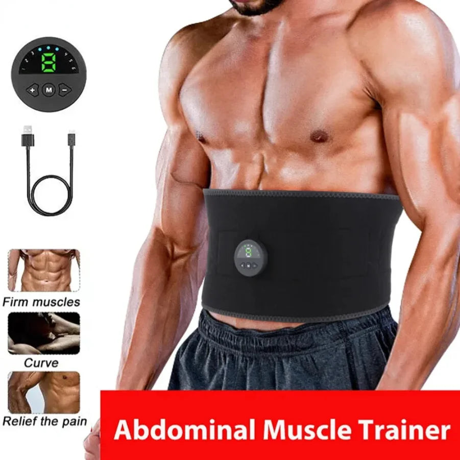 EMS Abdominal Muscle Massager Belt