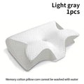 2-in-1 Ergonomic Memory Foam Neck Pillow