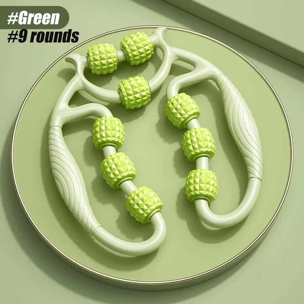 9-Roller Muscle Massage Stick