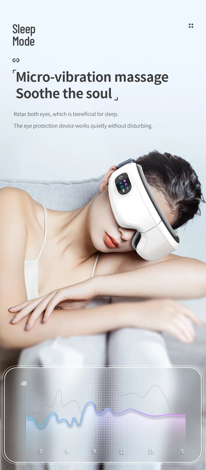 Low-Frequency Heated Eye Massager