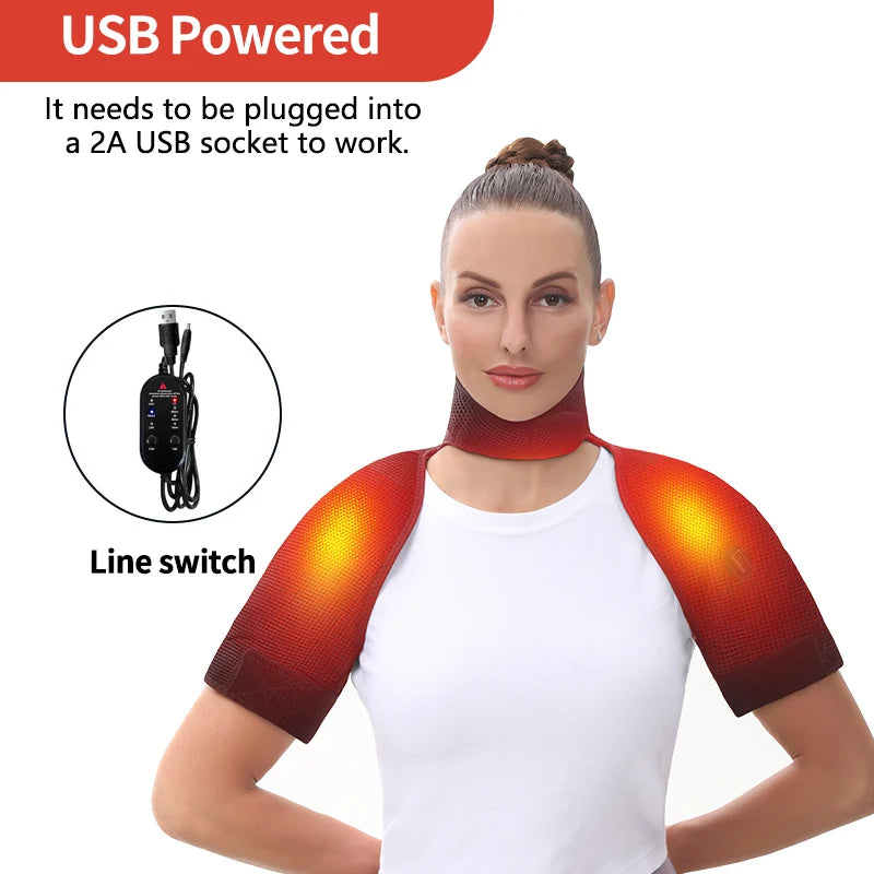 Heated Shoulder Back Massager