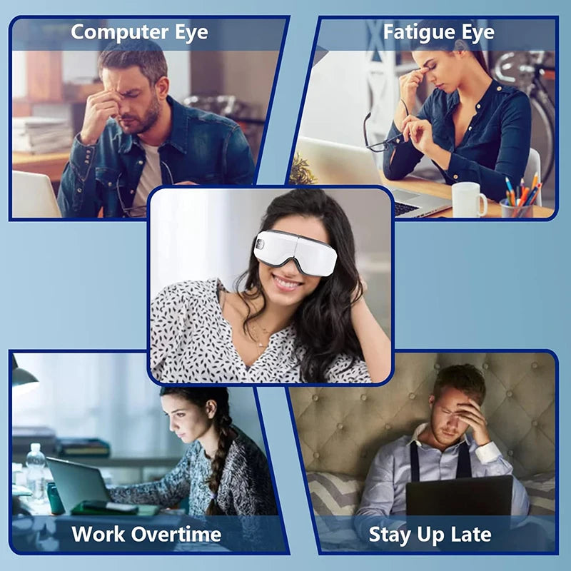 Low-Frequency Heated Eye Massager