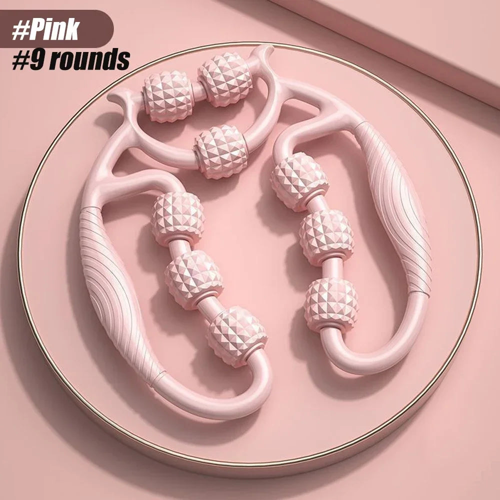 9-Roller Muscle Massage Stick