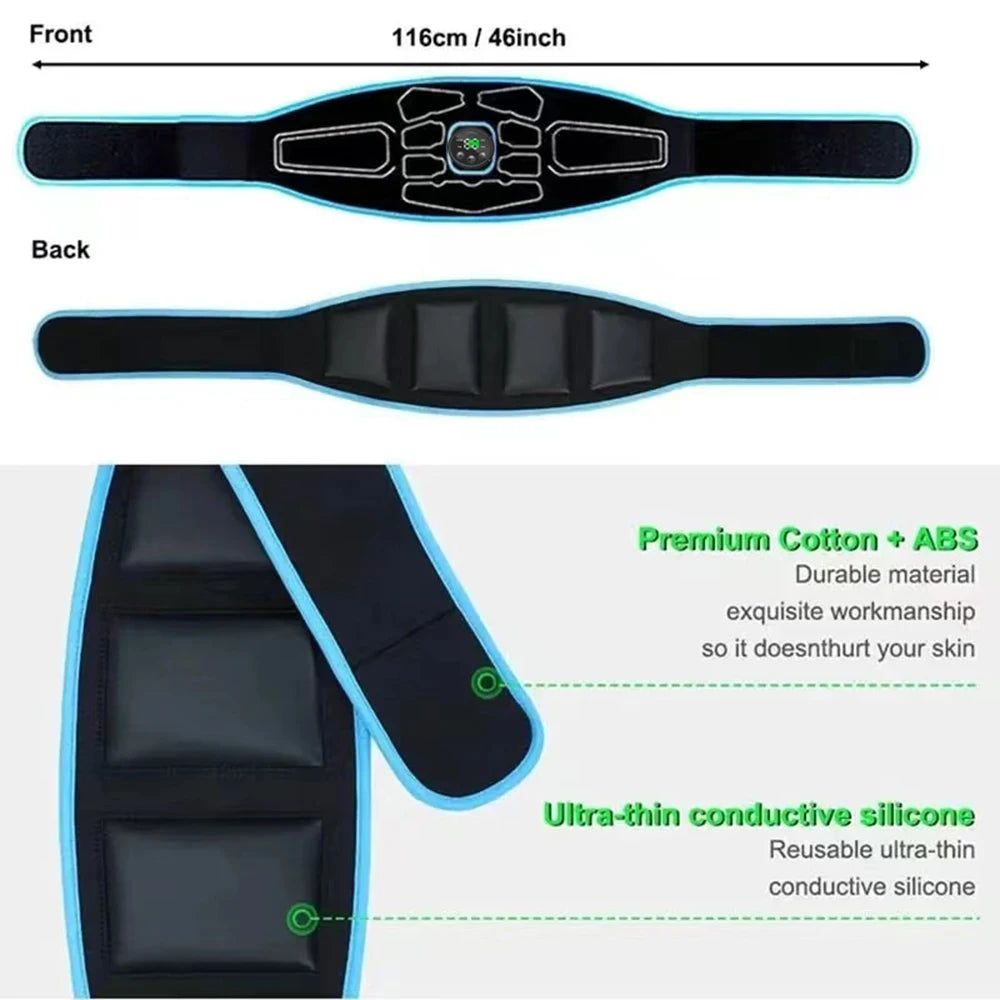 Wireless EMS Muscle Stimulator Belt
